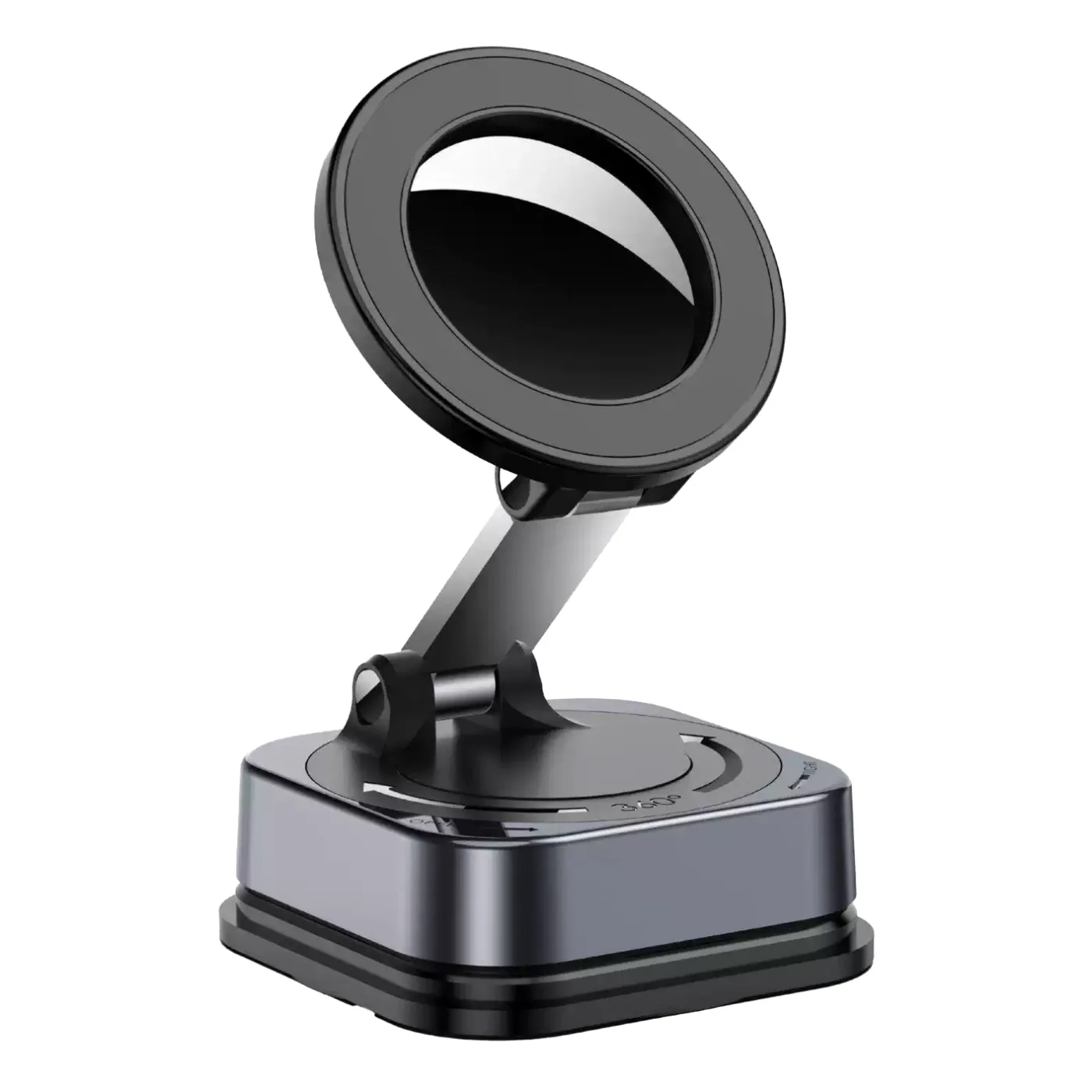 HD-1092 HD-1092 Dashhoard and Wind shield Retractable &360 Rotatable Magnetic Holder HD-1092 Square Base Style N52 with 17 Magnets ,4300 GS