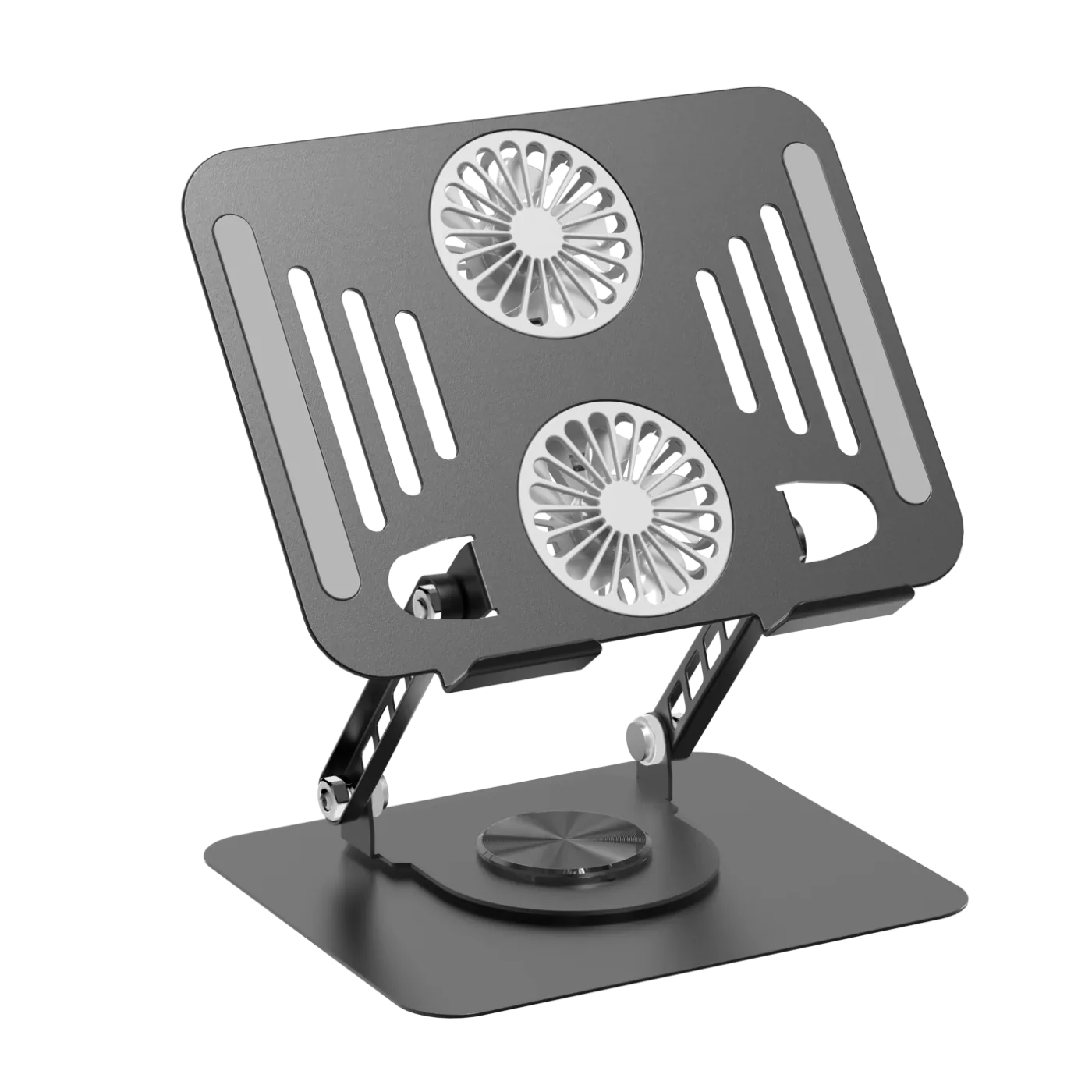 MX0527 Heat Dissipation Ipad Holder MX0527 for 4-12.9" -black Cooling Fan: 5V/0.1A, 0.5W, 12000 RPM