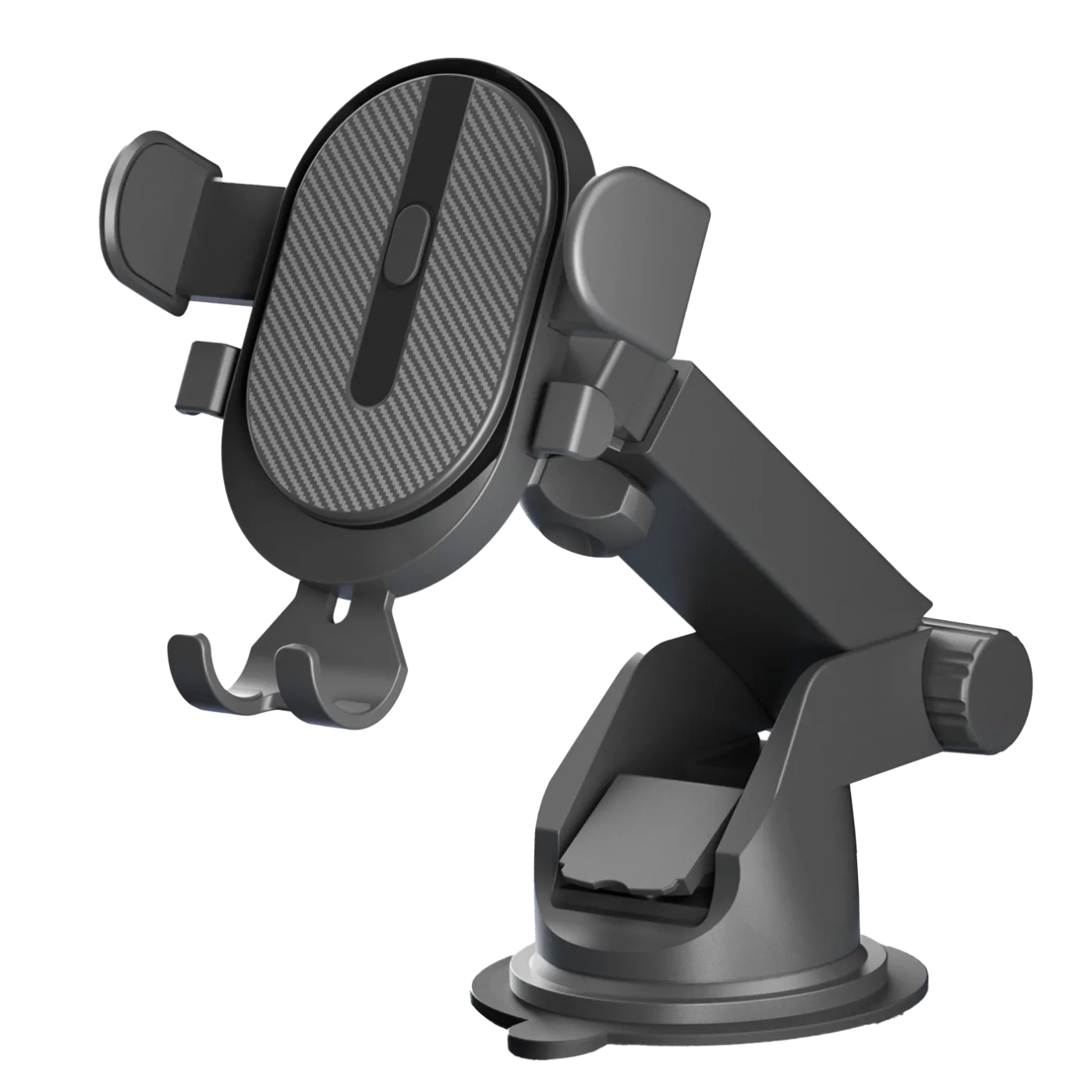 NE5396 Dashboard and Windshield Mount Car phone Holder NE5396 for 4.5-7" ABS-black