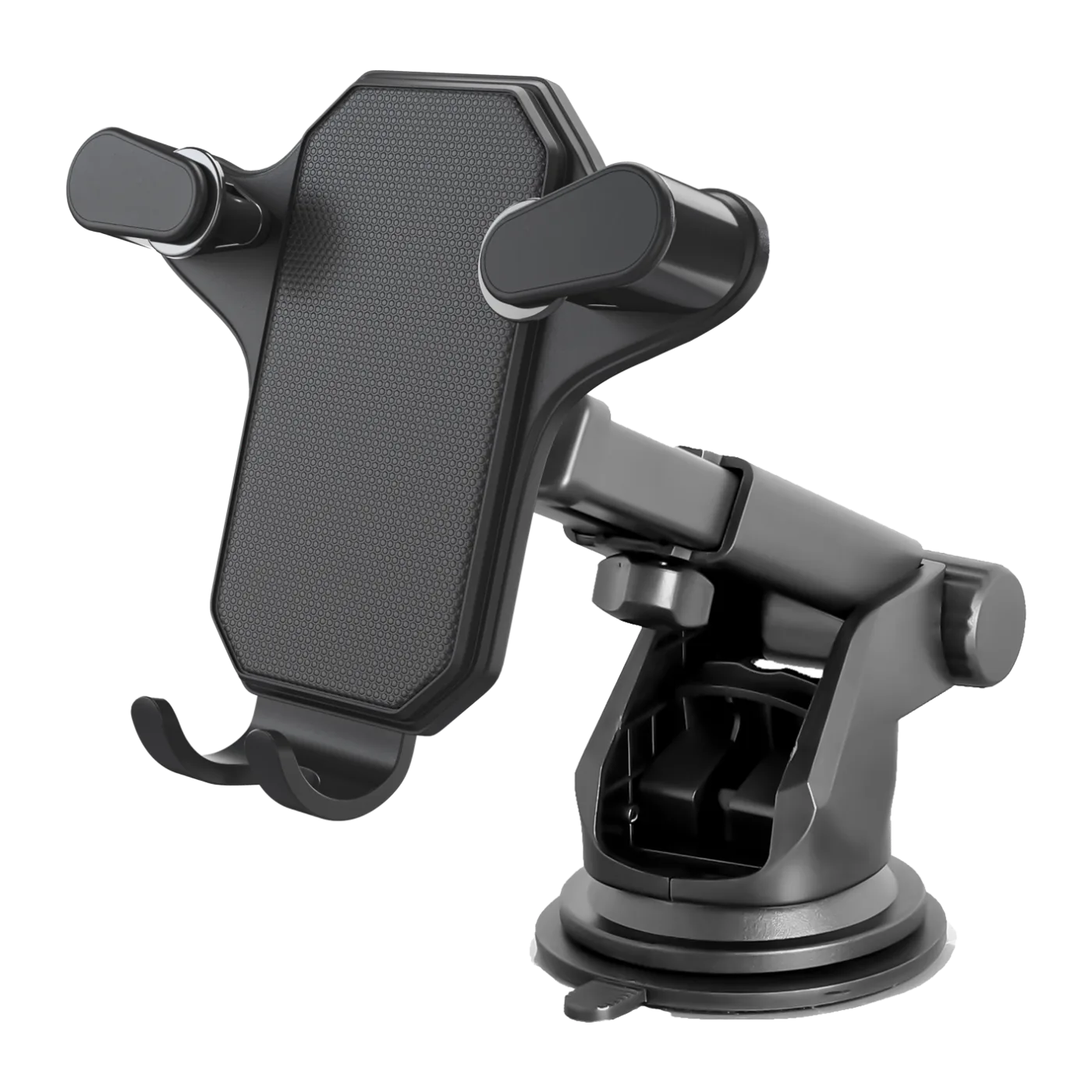 NE5404 NE5404 Dashhoard and Wind shield Retractable(85-150mm) Gravity Holder TE5042-CV Hexagan for 4-7"