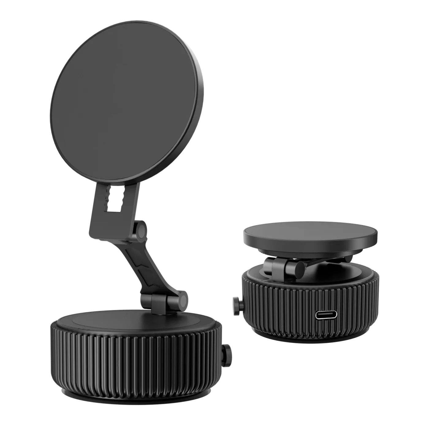 NE5435 Automatical Vacuum Suction Magnetic Car Phone Holder HD-1069(NE5435) 16N52 4400GS -black