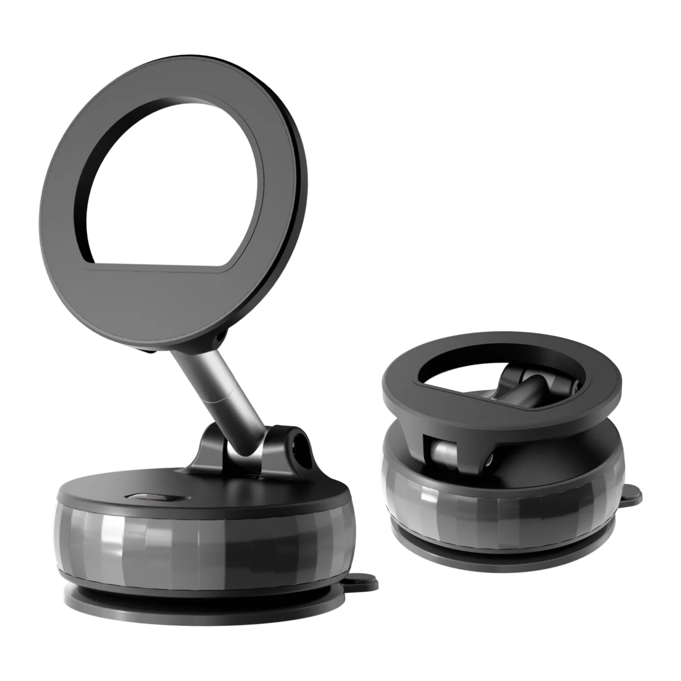 NE5436 Manual Vacuum Suction Magnetic Car Phone Holder HD-1070(NE5436) 17N52 4400GS -black