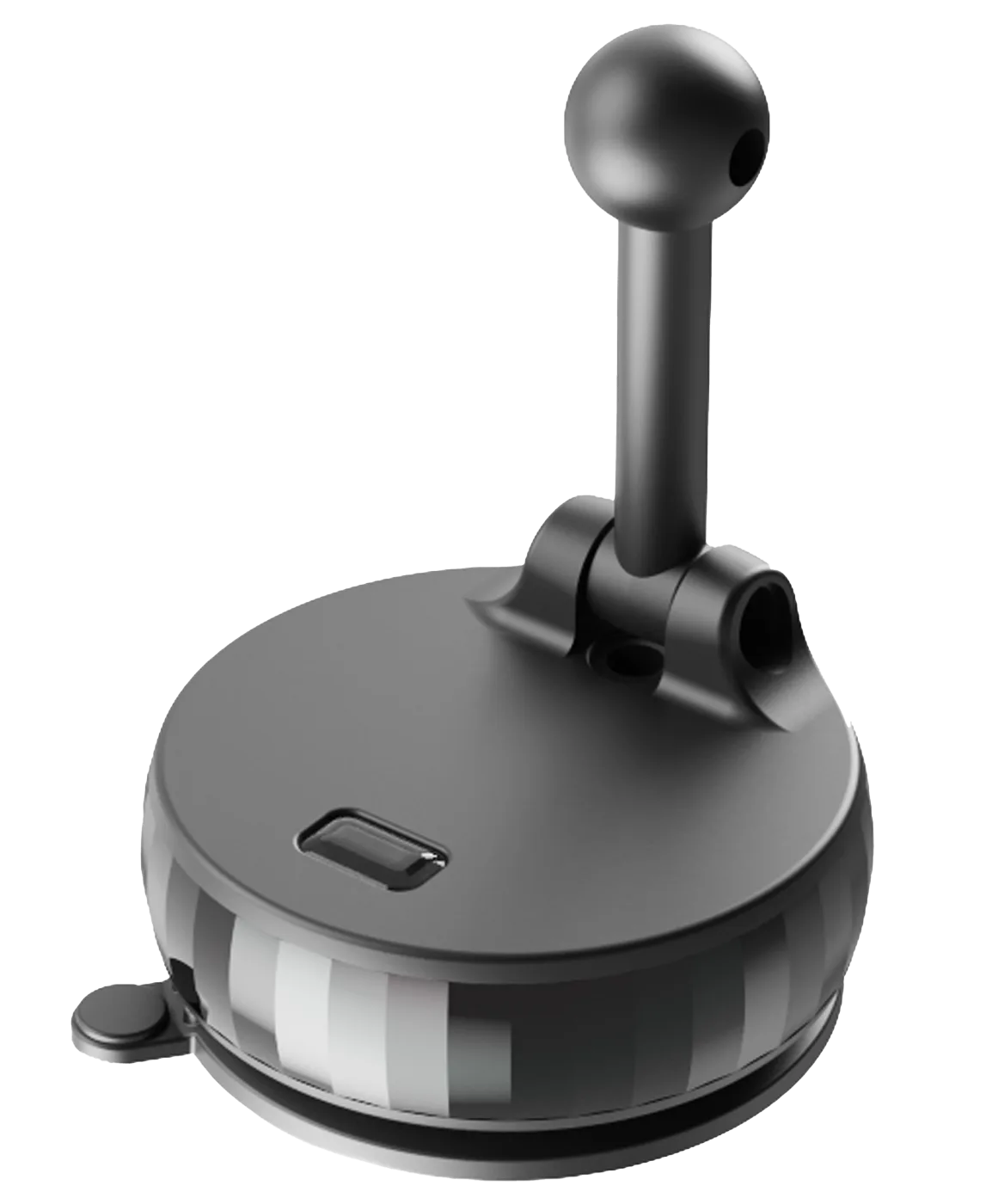 PB-25D Manual Vacuum Suction Car Phone Base black