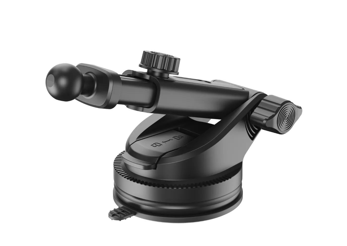 PB-30 Phone Holder Base PB-30 dashboard&windshield 360° Rotation with Grid Pattern Design on Arm