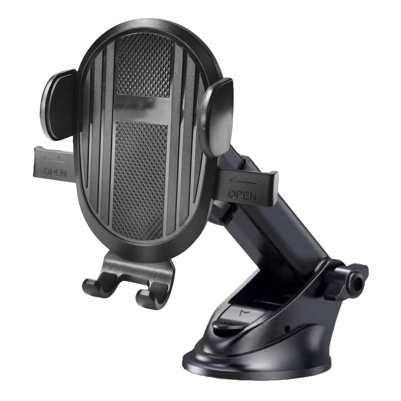STD-51 Dashboard and Windshield Automatical Button Holder STD Style Cover Vertical striped texture for 4-7",ABS