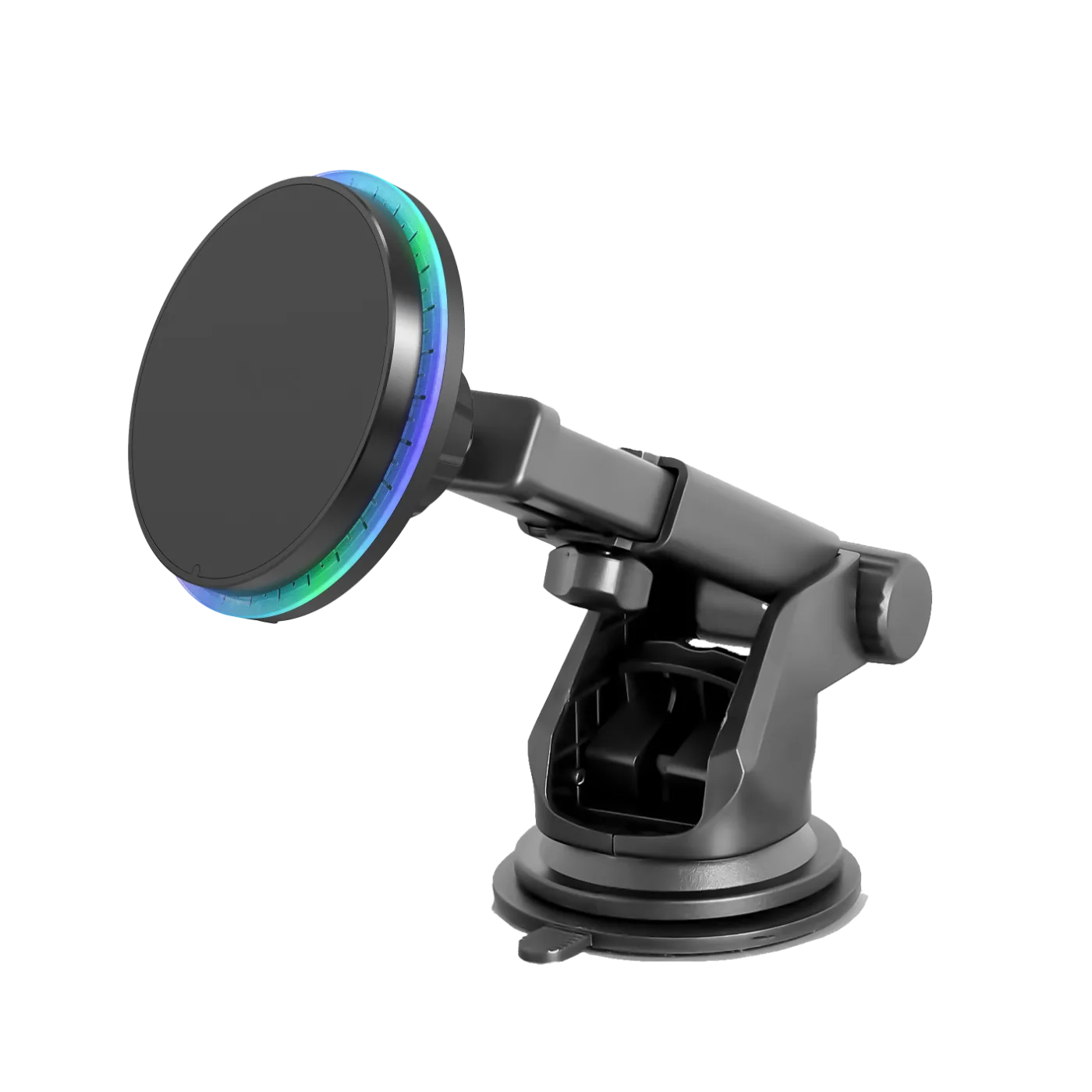 TA0447-01 TA0447-02 Dashhoard and Wind shield Retractable & Rotatable(85-150mm) Magnetic wireless charger TA0447-CV 15W Type-C ABS-black