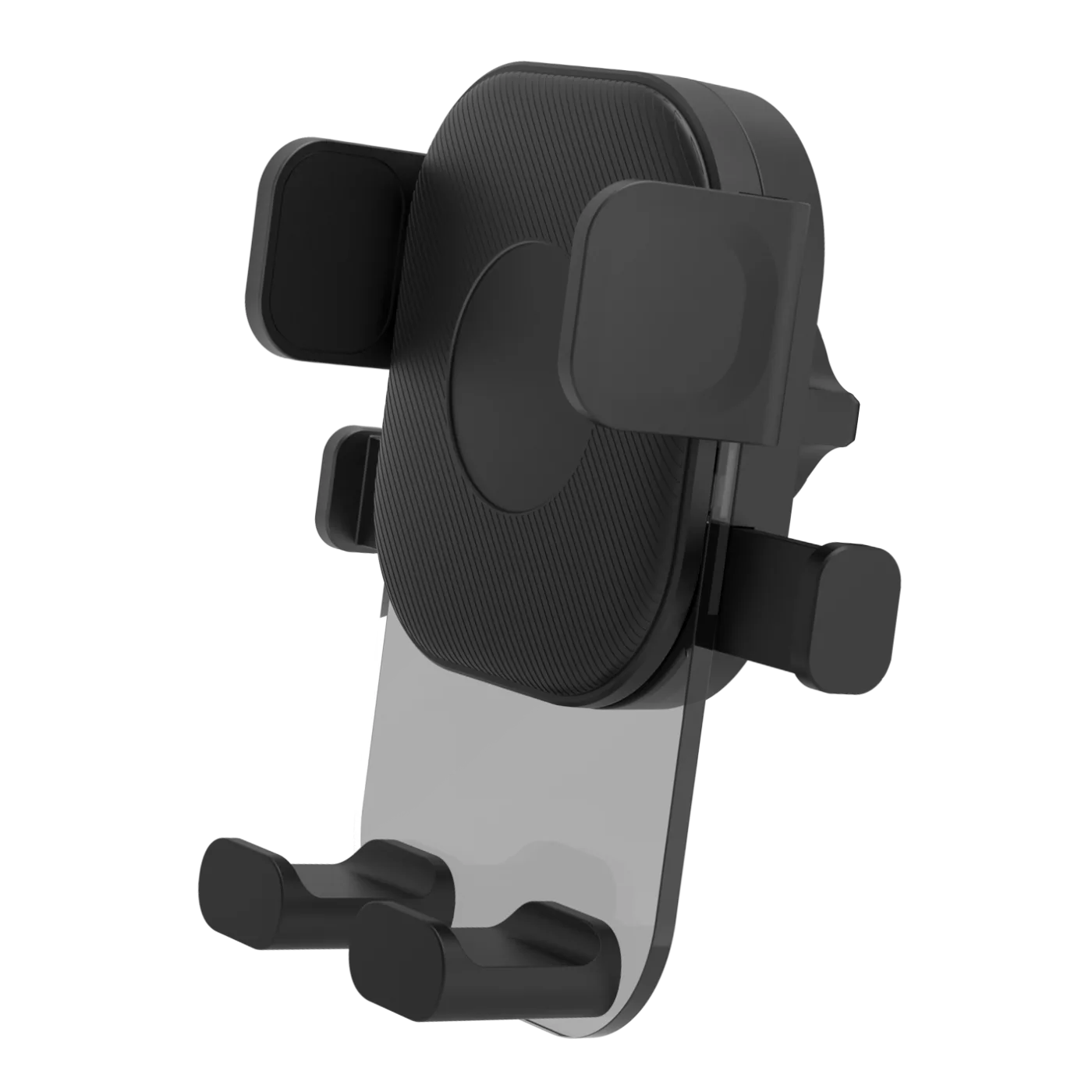 TE5052-CV Automatical Button Holder TE5052-CV Transparent Series Balck for 4-7"