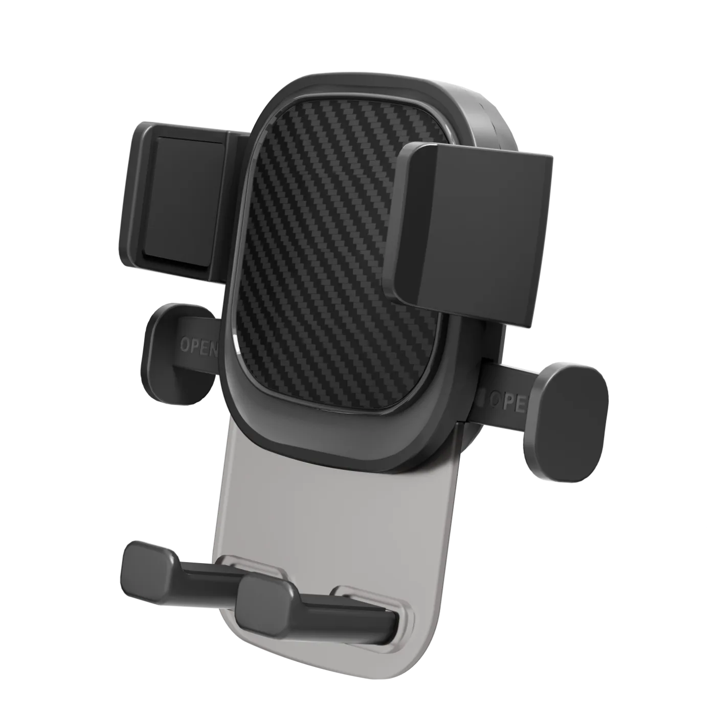 TE5086-CV Automatical Button Holder TE5086-CV Transparent Series Balck 2 for 4-7"