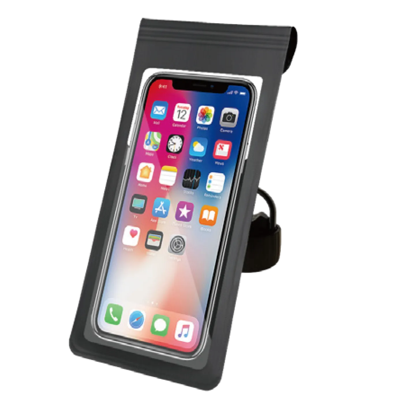 TR9735-22 Motorcycle Holder & Bicycle Holder TR9375-22 4-7" ,Waterproof IPX6 Bag ,17-22mm Hole