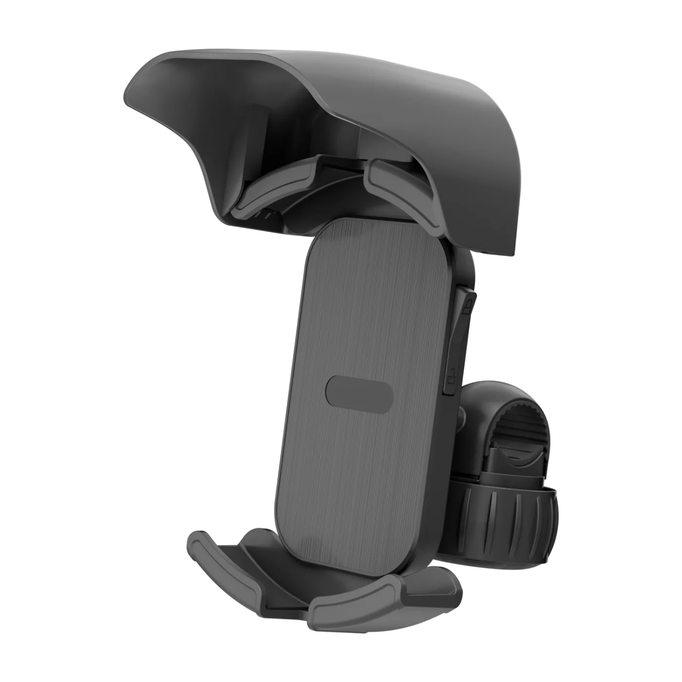 TE5253 Motorcycle Holder with Sunshade for 4. 7-7" ABS-black