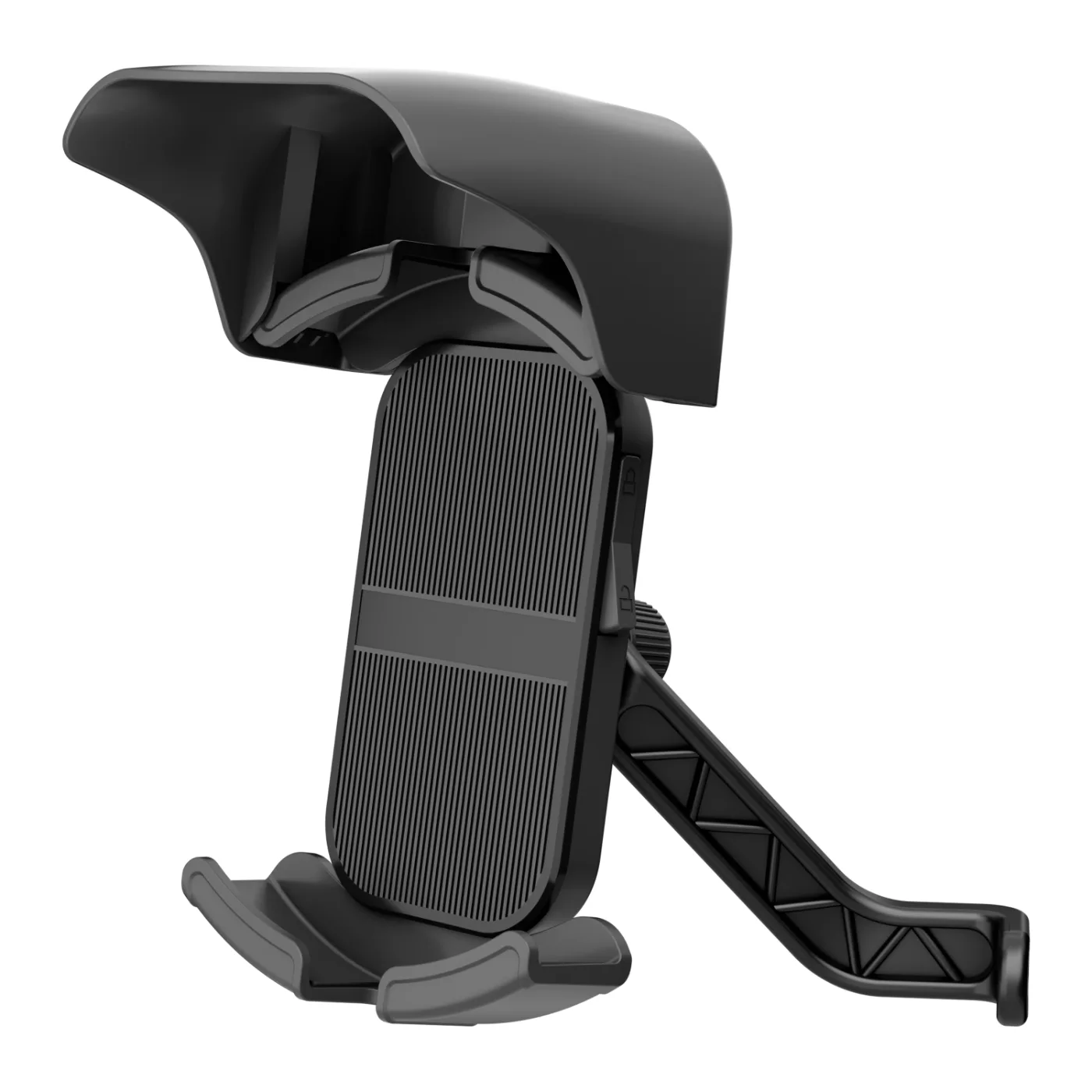 TE5254 Motorcycle Holder with Sunshade for 4. 7-7" ABS-black
