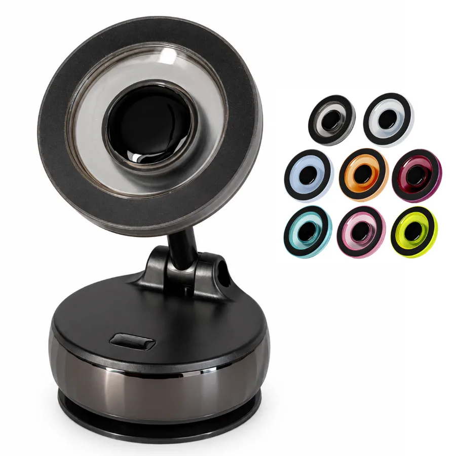 STJ-25D Glossy Dashboard Magnetic Holder Transparent Series N52 with 16 Magnets, ABS&PC