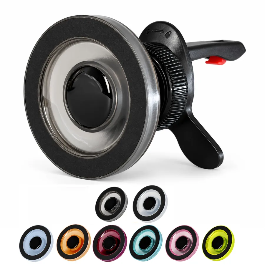 STJ-23L Airvent hook Magnetic Holder Transparent Series N52 with 16 Magnets, ABS&PC